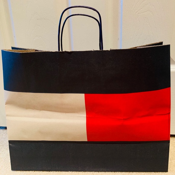 tommy hilfiger shopping paper bag